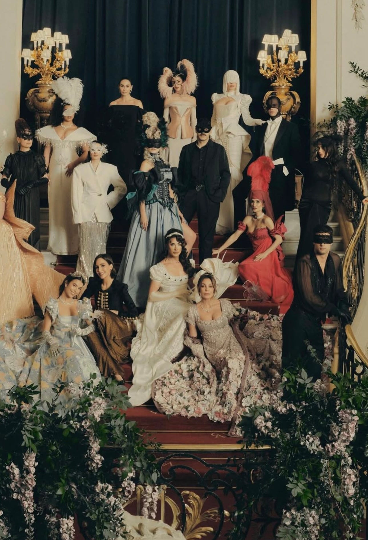 Who Wore What at the Netflix x Bridgerton Masquerade Ball in Madrid