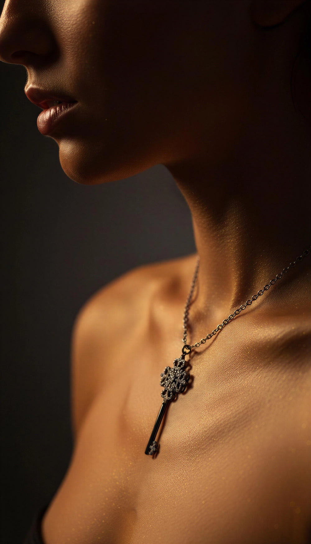 “The Key to Yourself” Pendant Necklace