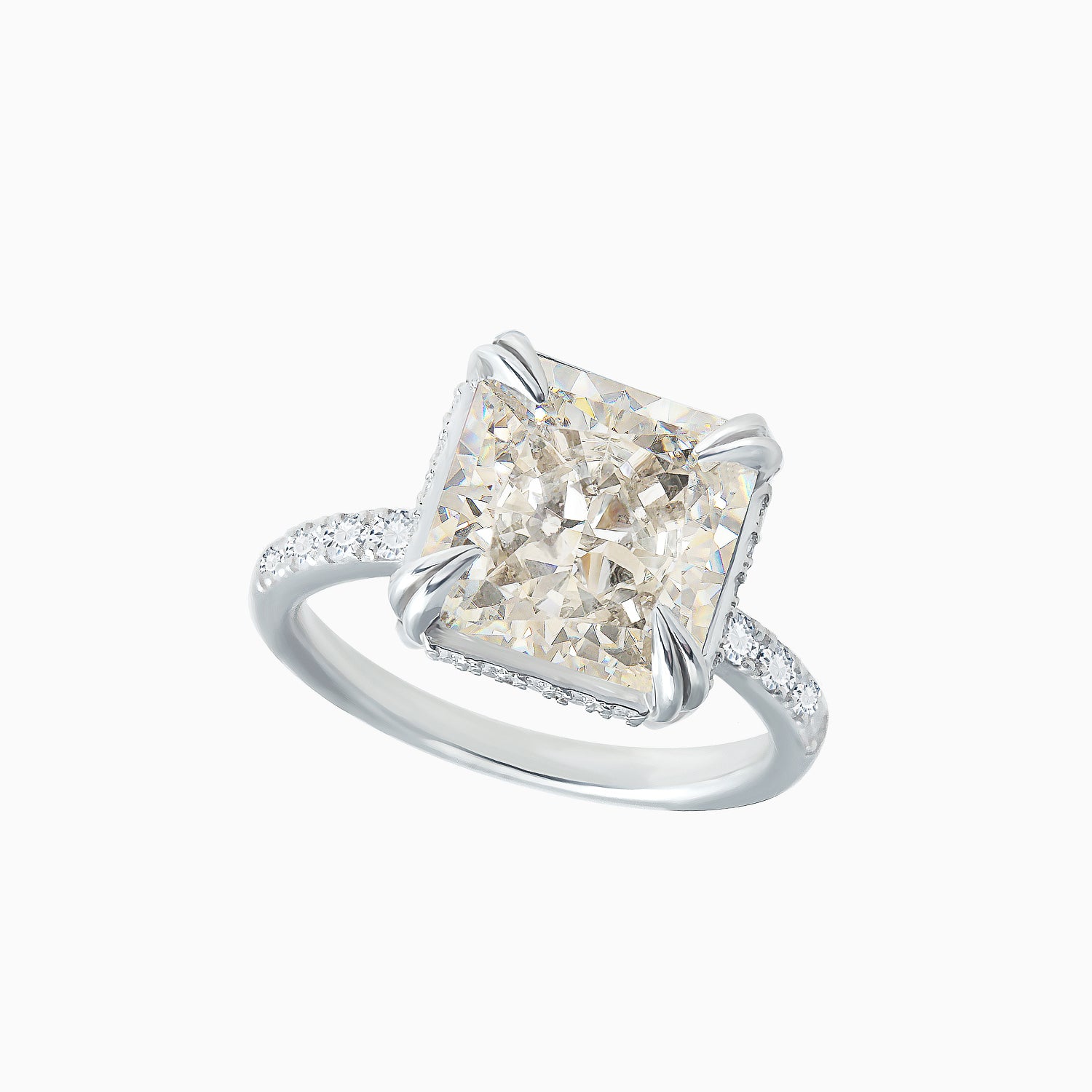 Fancy Light Yellow Fabulite Silver Ring