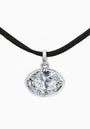 Oval Zircon Pendant