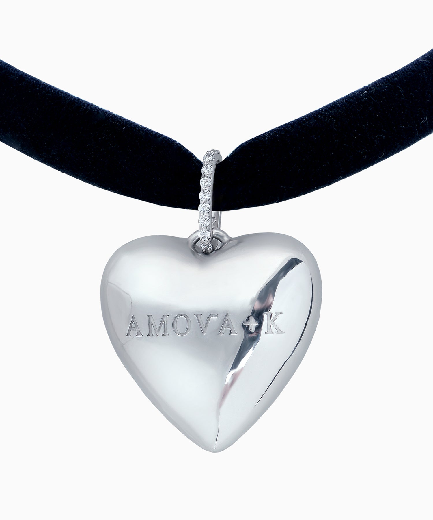 Silver Pendant with Cubic Zirconia