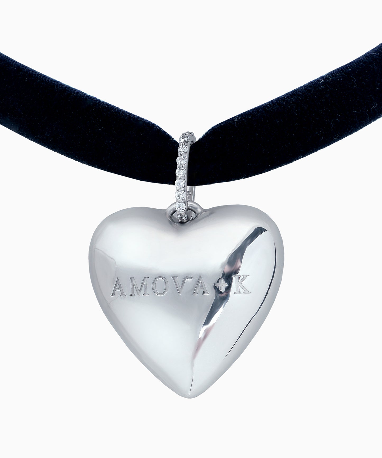 Silver Pendant with Cubic Zirconia