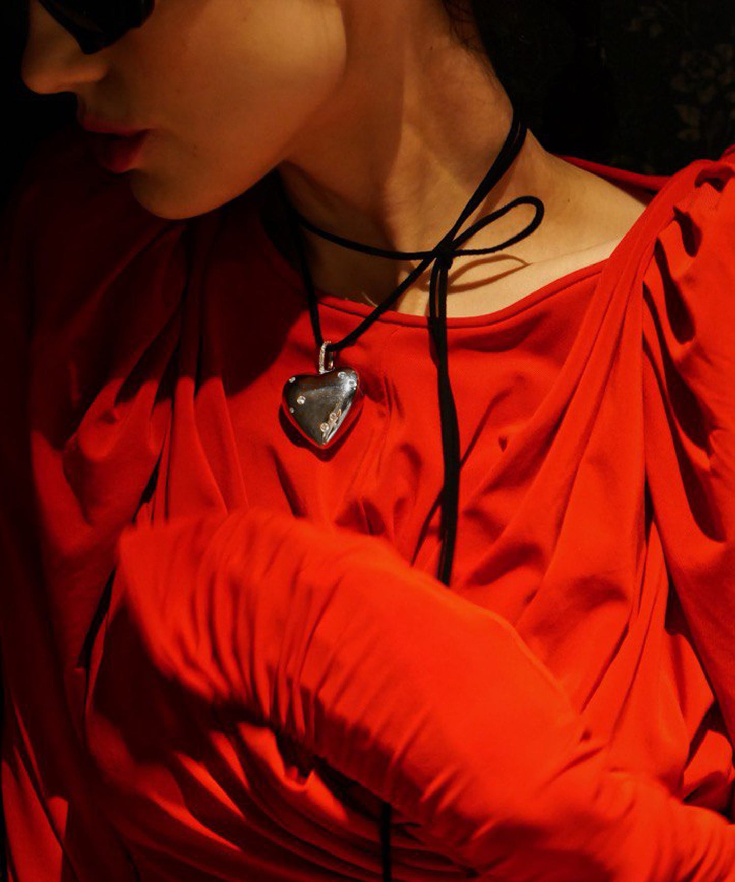 Silver Pendant with Cubic Zirconia