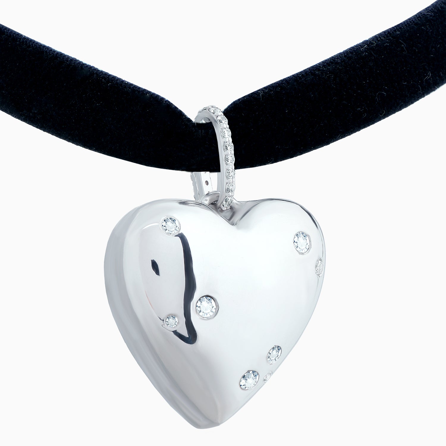 Silver Pendant with Cubic Zirconia