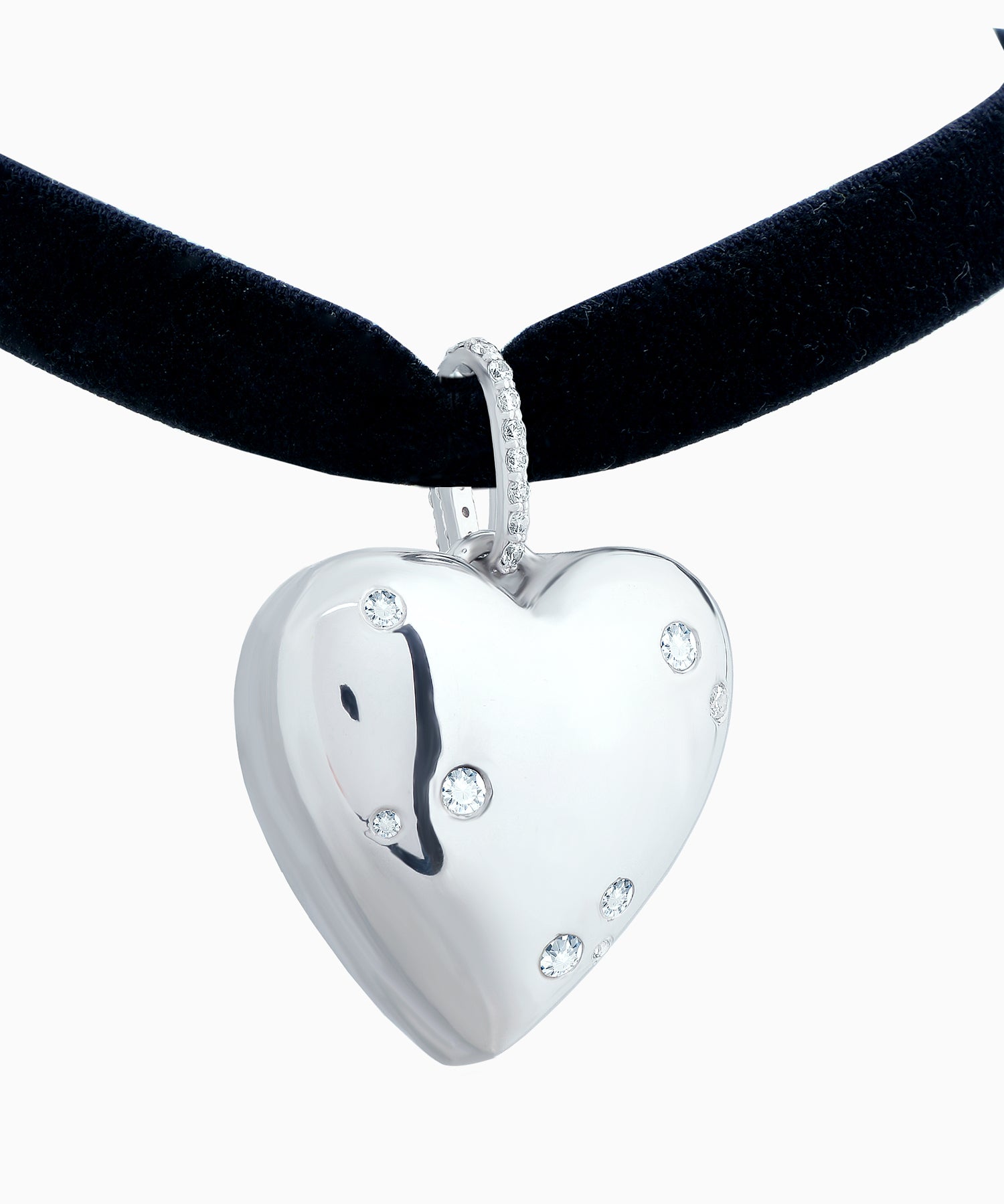 Silver Pendant with Cubic Zirconia