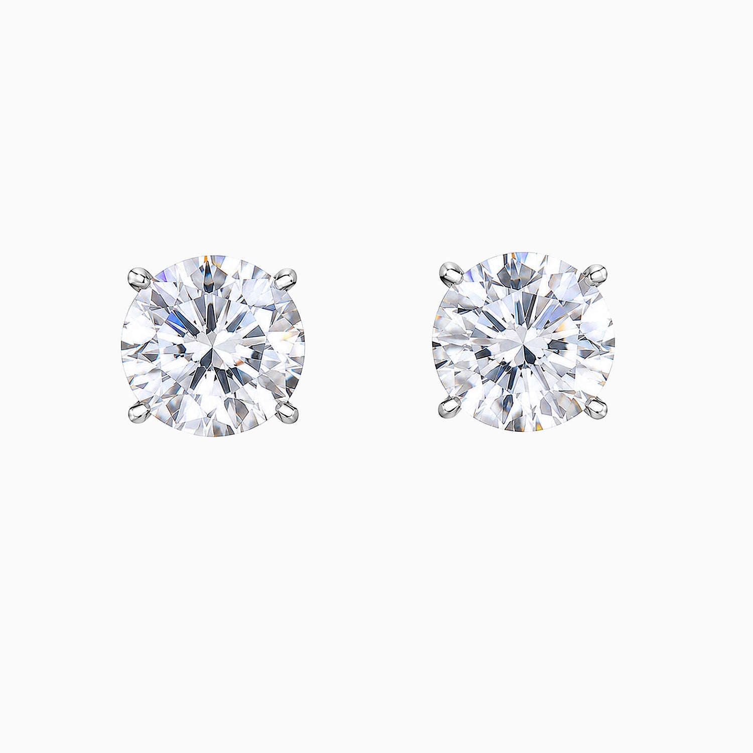 Pendientes de Plata con circonita Fabulite de Talla Princesa