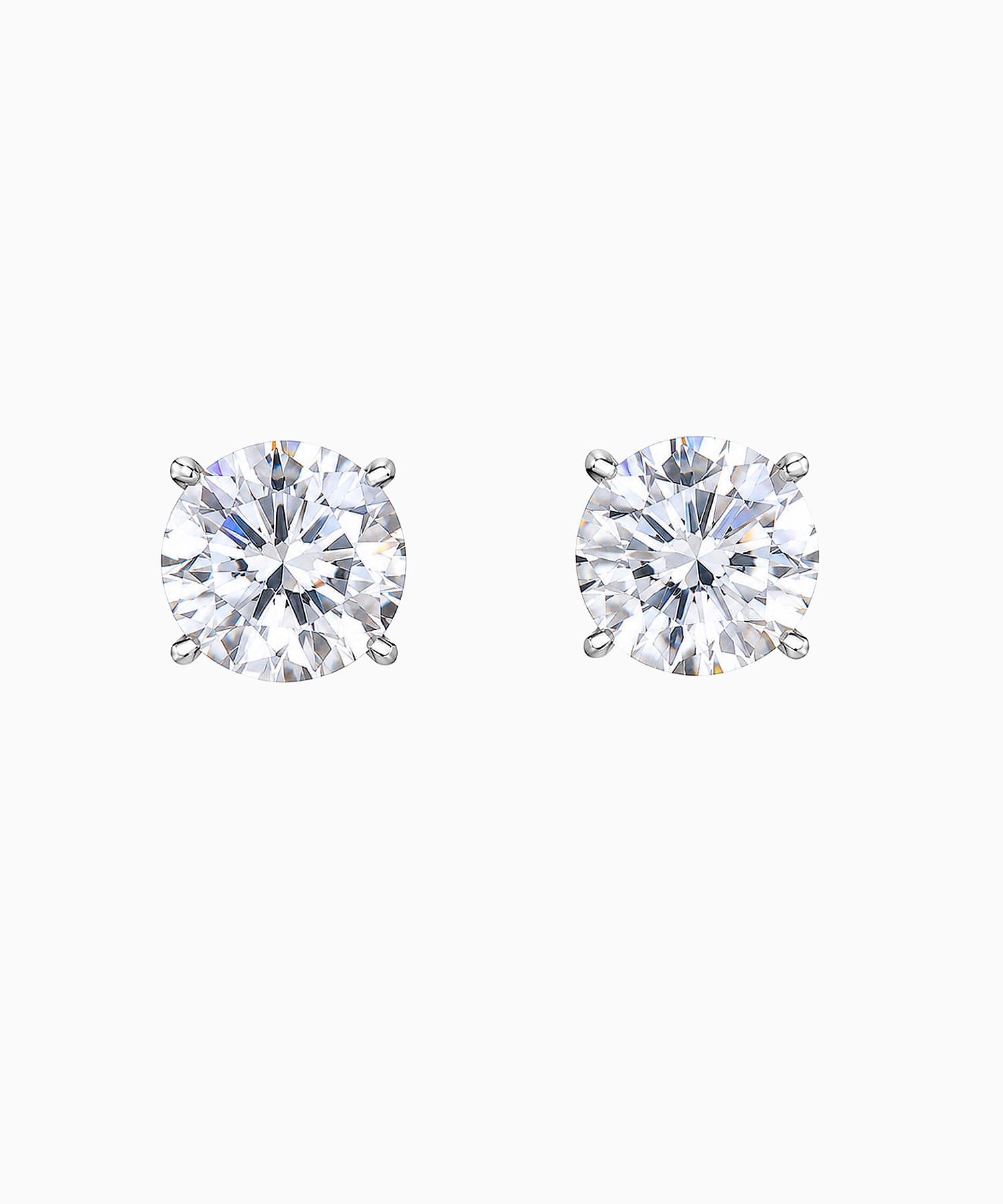 Pendientes de Plata con circonita Fabulite de Talla Princesa