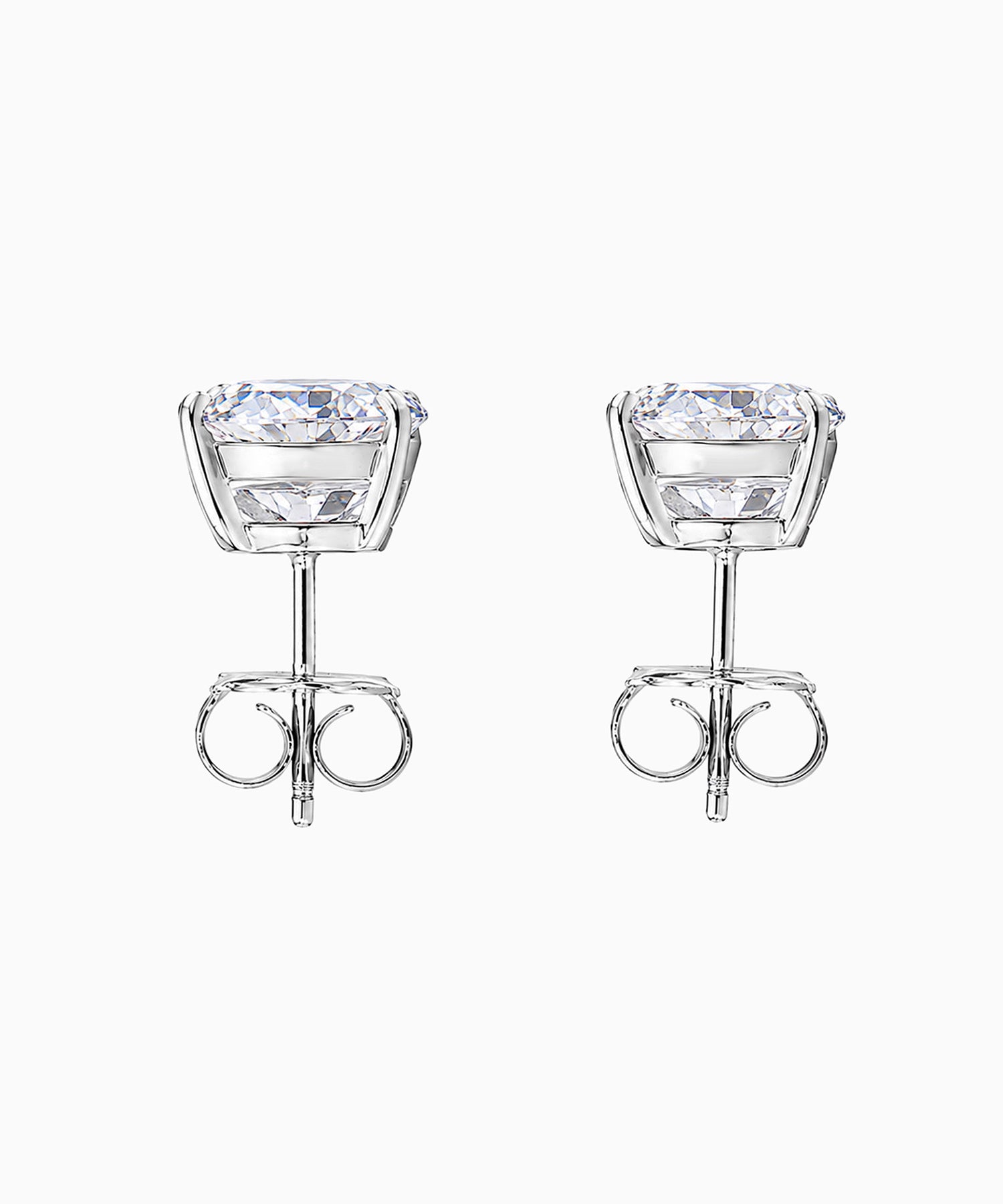 Pendientes de Plata con circonita Fabulite de Talla Princesa
