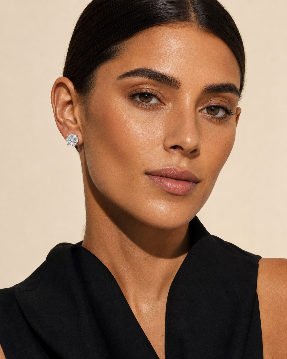 Pendientes de Plata con circonita Fabulite de Talla Princesa